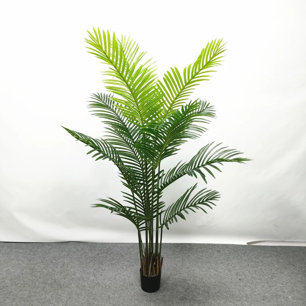 Artificial Plant Palm Tree Mini Potted Artificial Plants Bonsai for Home Decora