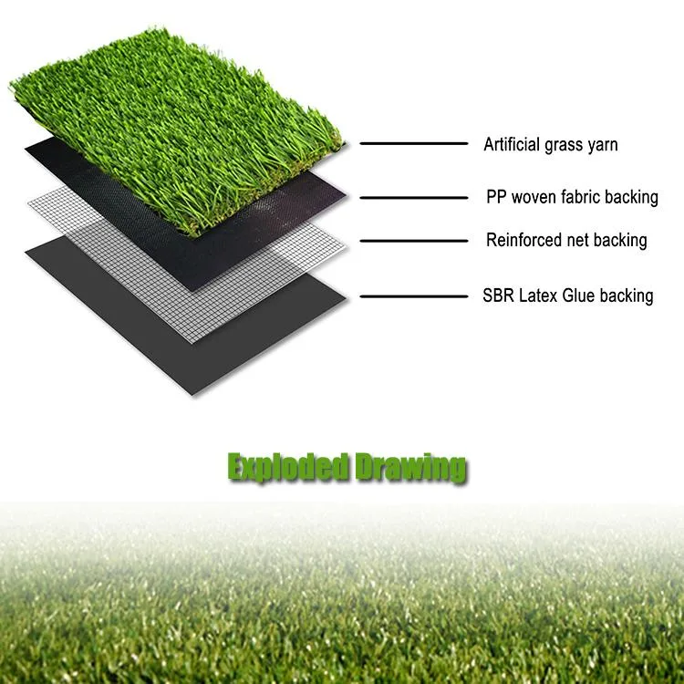 Synthetic Turf Green Wall Garden Grass Artificial Grass for Decoration