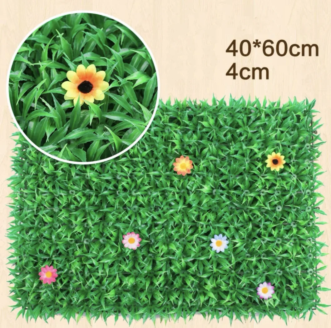 Factory Nontoxic Artificial Plant Wall Landscape Artificial Grass for Decoration