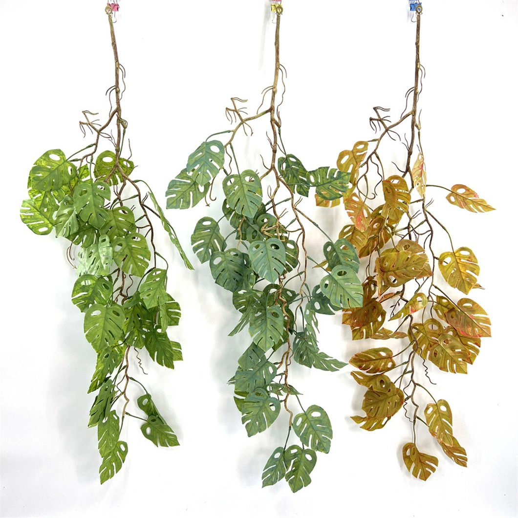 Artificial Fern Foliage Willow Rattan Faux IVY Leaves Vines Wall Hanging Plant