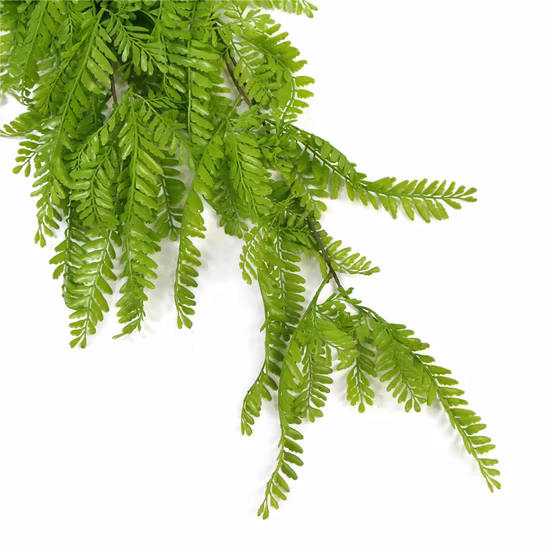 La planta artificial verde barata deja colgar el jardín de la vid para la decoración de la pared
